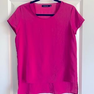 Hot pink blouse